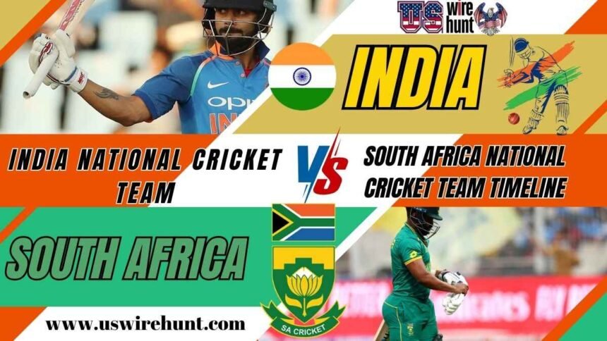 India National Cricket Team vs South Africa National Cricket Team Timeline