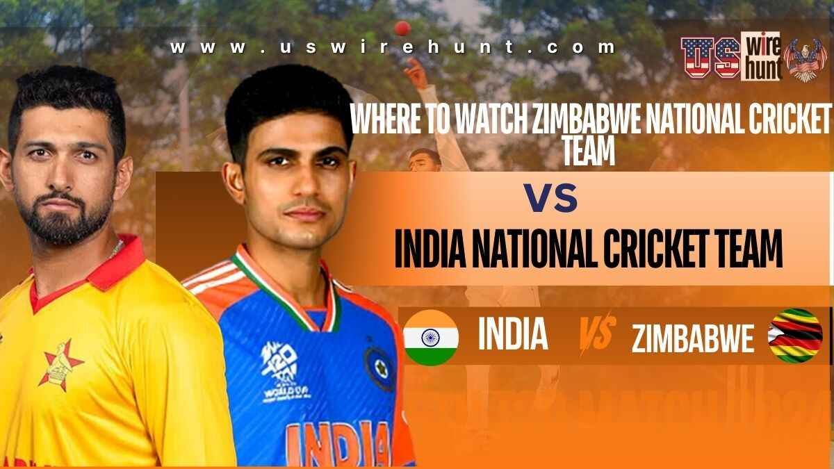 Where to Watch Zimbabwe National Cricket Team vs India National Cricket Team